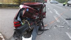 Dopravní nehoda v Týništi nad Orlicí na frekventované silnici číslo I/11. (16.... Dopravní nehoda v Týništi nad Orlicí na frekventované silnici číslo I/11. (16....