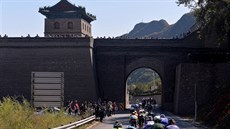 Momentka z cyklistického závodu Kolem Pekingu 2014. Momentka z cyklistického závodu Kolem Pekingu 2014.