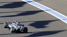 Nick Rosberg bhem kvalifikace na Velkou cenu Ruska.