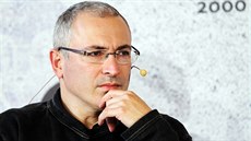 Michail Chodorkovskij pijel do Prahy na Forum 2000 (13. íjna 2014).