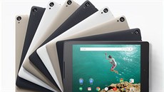 Tablet Google Nexus 9 bude v prodeji ve tech barvách.