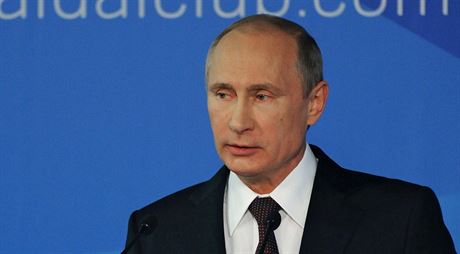 Ruský prezident Vladimir Putin na zasedání takzvaného Valdajského klubu v...