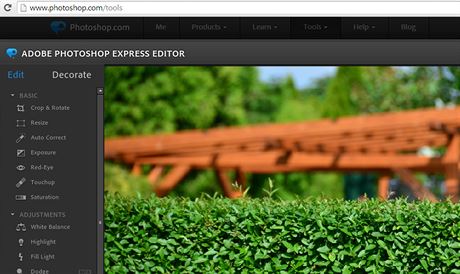 Adobe Photoshop Express Editor