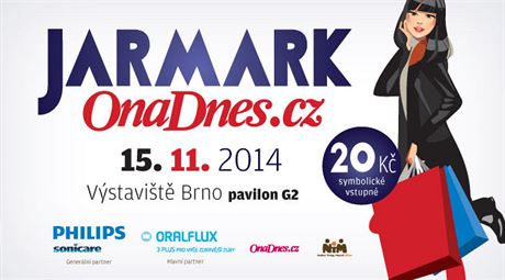 Pozvnka na Jarmark OnaDnes.cz do Brna v sobotu 15.11. 2014