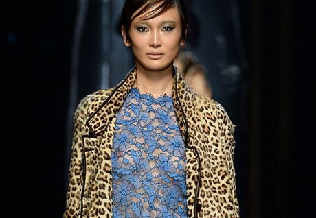 Kabt s leopardm vzorem Ermanno Scervino, kolekce podzim - zima 2014/2015