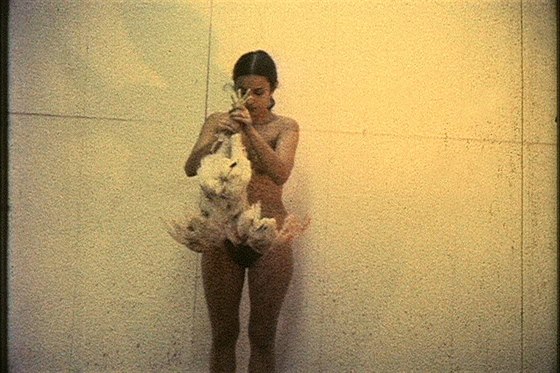 Ana Mendieta, Dílo s kuetem, barevný nmý film, 1972