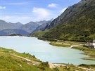 Pehrada Vermuntsee pohledem od Bielerhöhe