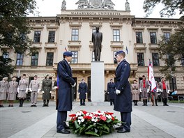 V Brn 28. íjna uctili památku Tomáe Garrigue Masaryka a výroí vzniku...