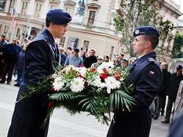 V Brn 28. íjna uctili památku Tomáe Garrigue Masaryka a výroí vzniku...