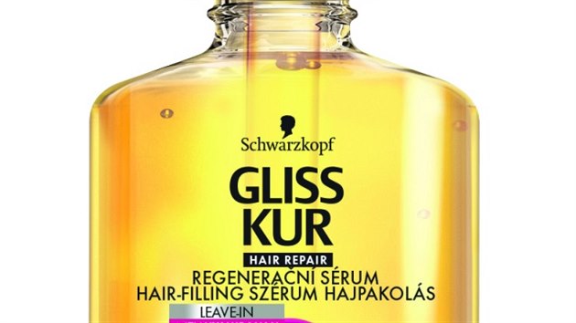 Regeneran srum na vlasy s hyaluronovm komplexem, Gliss Kur, 60 ml za 200 K