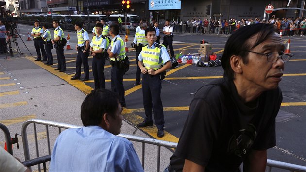 Hongkong se v pondl probudil do tvrtho tdne prodemokratickch protest (20. jna)