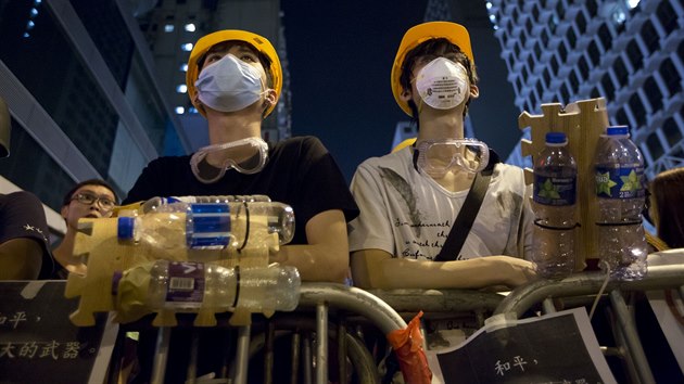 Hongkong se v pondl probudil do tvrtho tdne prodemokratickch protest (20. jna)