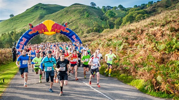 Zvod Red Bull Steeplechase konan 5. jna 2014 v britskm nrodnm parku Peak District nedaleko Manchesteru.