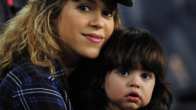 Shakira a jej syn Milan (Barcelona, 18. jna 2014)