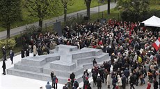 Odhalení památníku dezertérů z wehrmachtu ve Vídni. (24. října 2014) Odhalení památníku dezertérů z wehrmachtu ve Vídni. (24. října 2014)