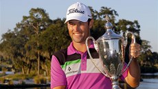 Robert Streb po triumfu na na turnaji PGA Tour - McGladrey Classic. Robert Streb po triumfu na na turnaji PGA Tour - McGladrey Classic.