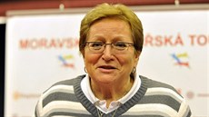 Milena Rezková-Hübnerová po návratu z olympijských her v Mexiku 1968.