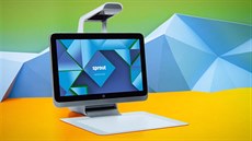 Výrobce počítačů Hewlett-Packard představuje novinku Sprout. Výrobce počítačů Hewlett-Packard představuje novinku Sprout.