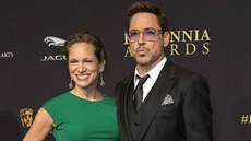 Robert Downey Jr. a jeho manelka Susan (Los Angeles, 30,. íjna 2014)