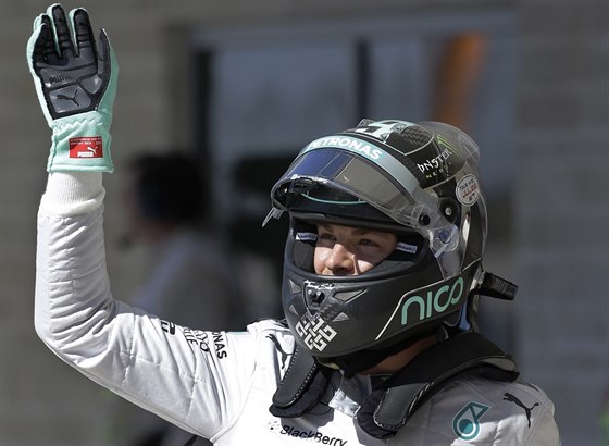 POLE POSITION. Z prvního místa vystartuje do Velké ceny USA Nico Rosberg.