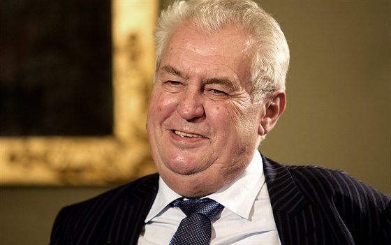 Prezident Milo Zeman pi rozhovoru pro iDNES.cz