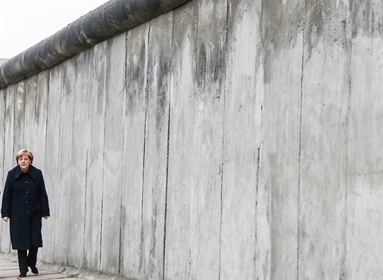 Oslav 25. výroí pádu Berlínské zdi se zúastnila i nmecká kancléka Angela...