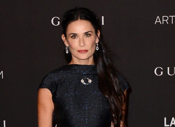 Demi Moore na LACMA Art + Film Gala (Los Angeles, 1. listopadu 2014)