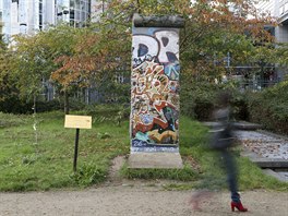 Segment berlínské zdi Brusel, Belgie.