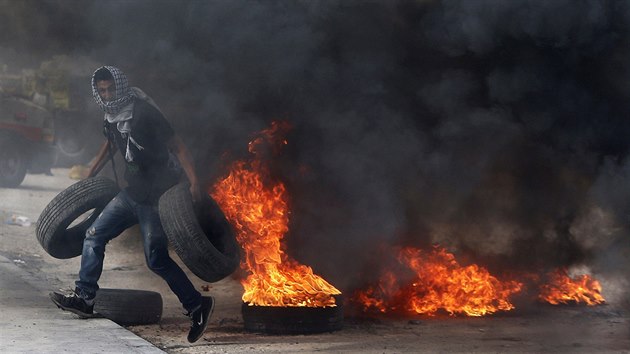 Palestinsk protesty na Zpadnm behu Jordnu (1. listopadu 2014)