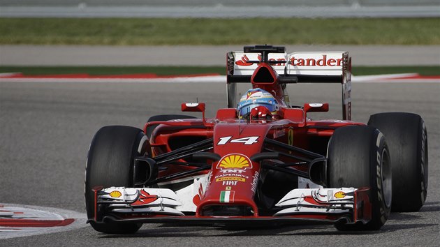 Fernando Alonso ve Velk cen USA formule 1. 