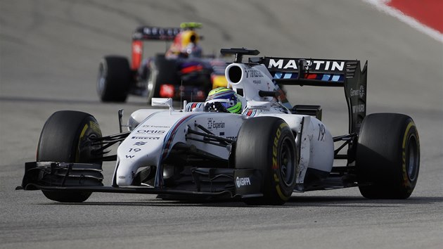 Felipe Massa ve Velk cen USA formule 1. 