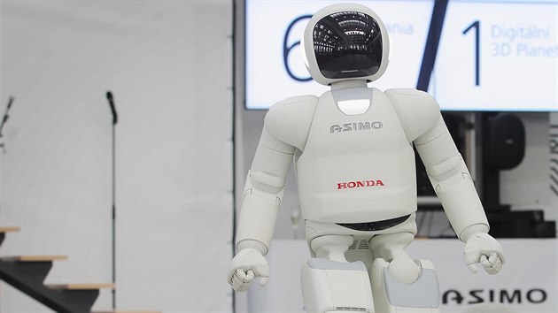 Science centrum Techmania v Plzni m na pr dn zapjen dva roboty Asimo japonsk firmy Honda.