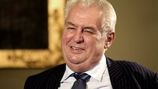 Prezident Milo Zeman pi rozhovoru pro iDNES.cz