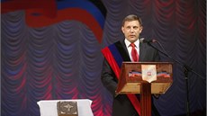 Nový prezident Doncké lidové republiky Alexandr Zacharenko sloil v úterý