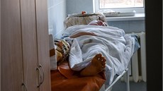 kolák, kterého zasáhl dlostelecký granát na hiti v Doncku (6. listopadu