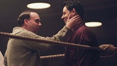 Paul Giamatti a Russell Crowe ve filmu Těžká váha (2005). Paul Giamatti a Russell Crowe ve filmu Těžká váha (2005).