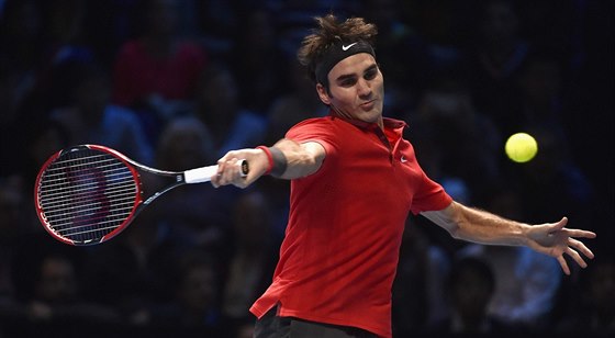Létající Roger Federer v utkání s Andy Murraym. Takovou exhibici asi neekal...