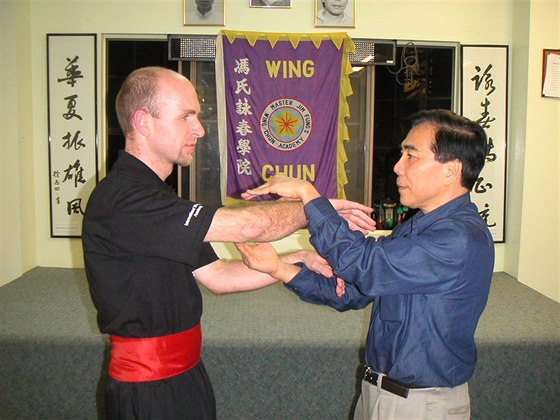 Sifu Dalibor Kubna a Velmistr Jim Fung.