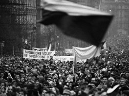 Svobodné volby, jeden z nejastjích poadavk demonstrant v listopadu 1989...