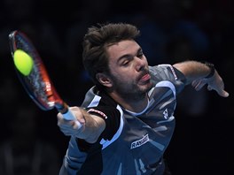 STIHNU TO. Stanislas Wawrinka hraje v semifinle Turnaje mistr proti Federerovi