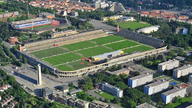 Posledn vesokolsk slet se zde uskutenil v roce 1994, dal ji byly na sousednm, menm stadionu.