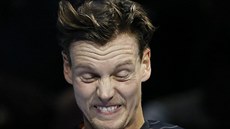 BUDE RADOSTI PIBÝVAT? Tomá Berdych se u pt let drí mezi elitou - a rád by mezi ní jet co nejdéle zstal.