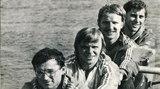 Olomouckou čtyřku tvořili (zleva) Lubomír Zapletal, Miroslav Vraštil,... Olomouckou čtyřku tvořili (zleva) Lubomír Zapletal, Miroslav Vraštil,...