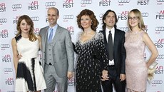Sophia Lorenová se syny a snachami  Sasha Alexanderová a Edoardo Ponti, Carlo...