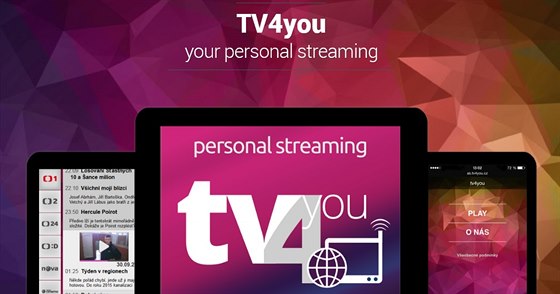 Sluba TV4you streamuje televizní vysílání do mobilních zaízení.