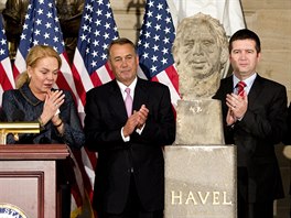 V budov amerického Kongresu odhalili bustu bývalého eského prezidenta Václava...