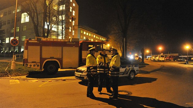Evakuace Nemocnice Havlkv Brod. (20. 11. 2014)