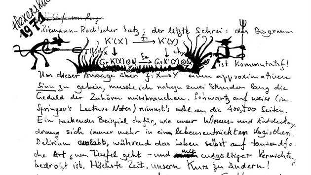 bel a matematika. Grothendieckv lsteek s Grothendieck-Riemann-Rochovou vtou