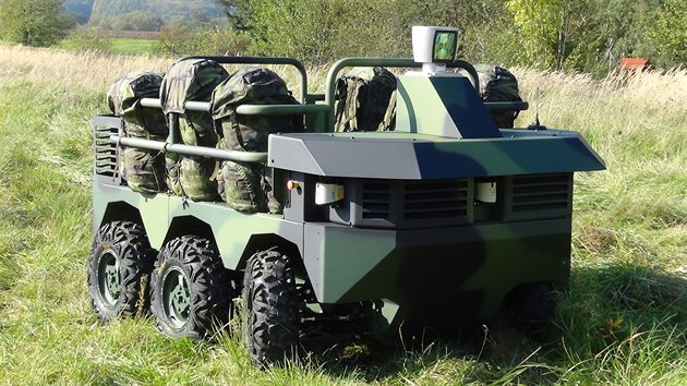 Prototyp eského vojenského robotického vozidla TAROS V2