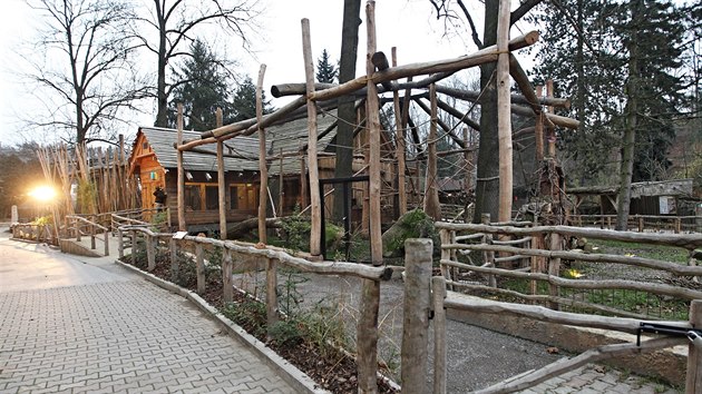 Oteven novho Asijskho pavilonu v jihlavsk zoologick zahrad.